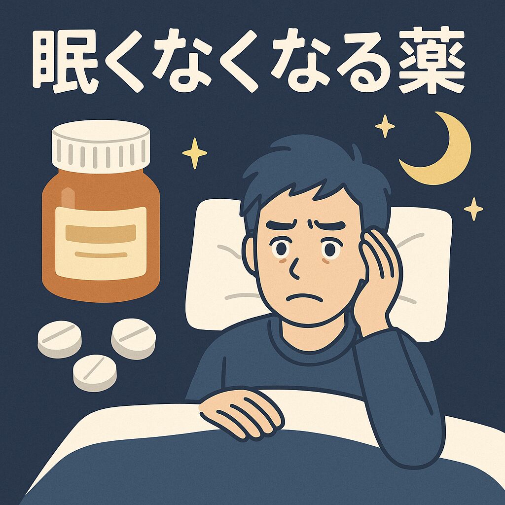 眠くなくなる薬?不眠や覚醒を引き起こす薬 | くすりの勉強 -薬剤師のブログ-